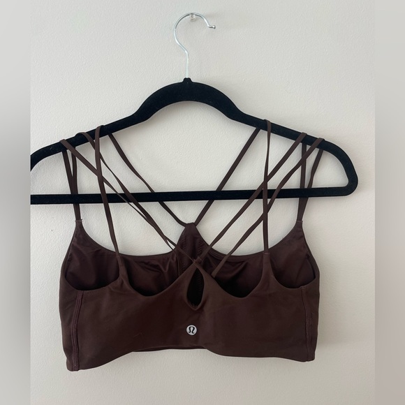 Lululemon Nulu Strappy Yoga Bra in Espresso - Picture 4 of 8